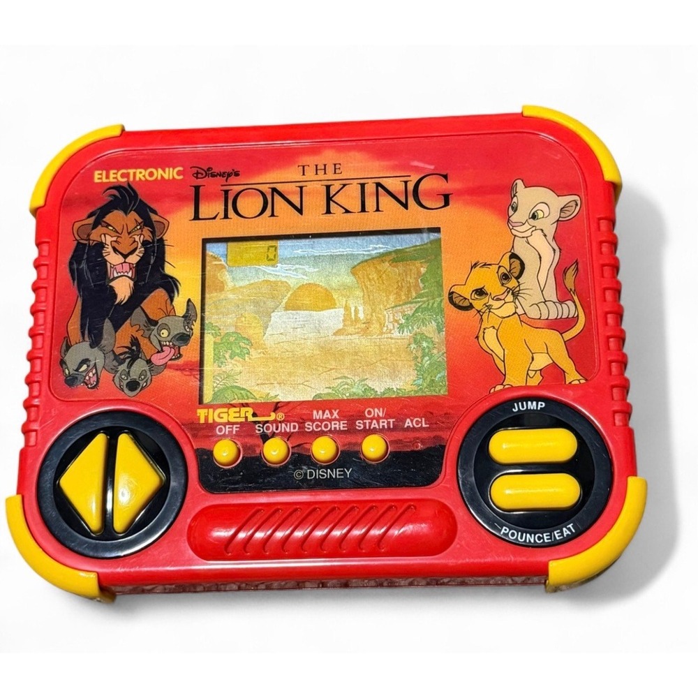 Vintage ElectronVintage Electronic The Lion King Handheld Game Tiger Electronics
